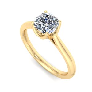 Cushion 0.10 Carat Diamond Rings