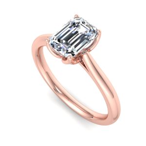 Emerald 0.10 Carat Diamond Rings