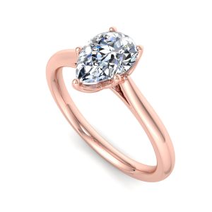 Pear 0.10 Carat Diamond Rings